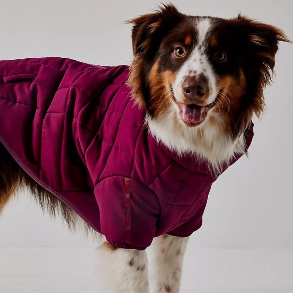 NWT Free People x Found My Animal Pippa Puffer Pet Jacket Size Medium